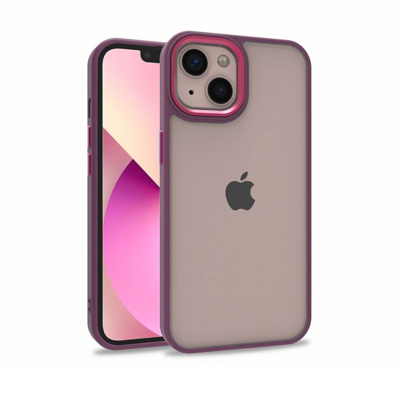 Apple iPhone 13 Case Zore Flora Cover - 4