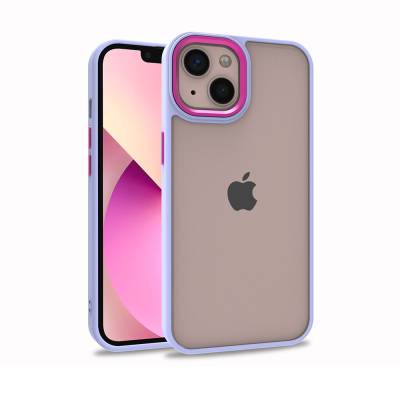 Apple iPhone 13 Case Zore Flora Cover - 9