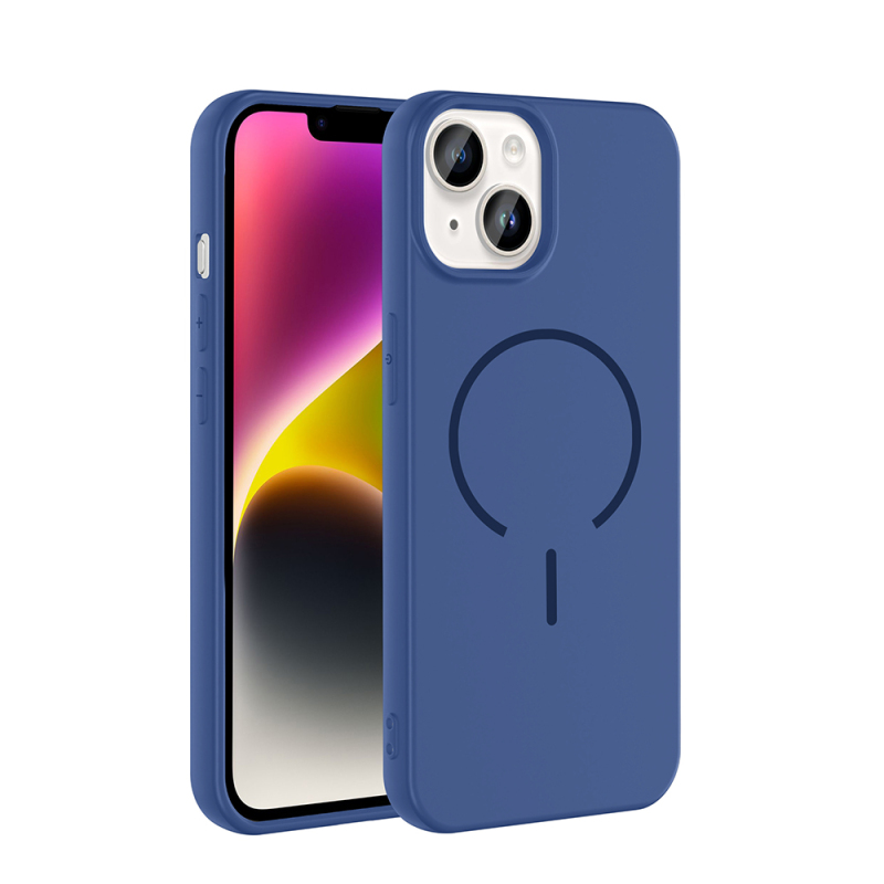 Apple iPhone 13 Case Zore Meta Cover with M-safe Charging Feature - 7