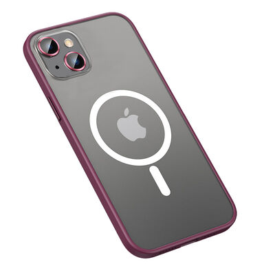 Apple iPhone 13 Case Zore Mokka Wireless Cover - 1