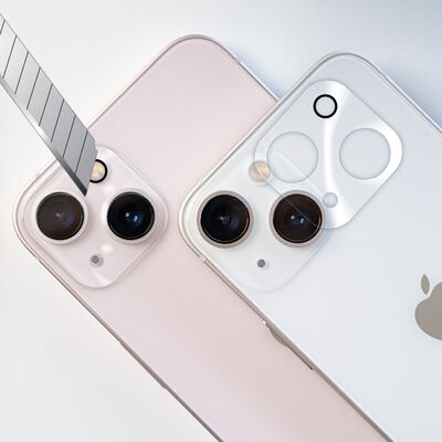 Apple iPhone 13 Go Des Lens Shield Kamera Lens Koruyucu - 3