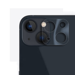 Apple iPhone 13 Go Des Lens Shield Kamera Lens Koruyucu - 1