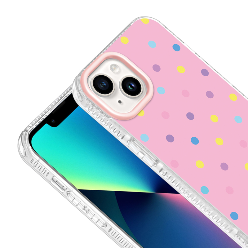 Apple iPhone 13 Kılıf Airbag Tasarımlı Zore Potik Sert PC Kapak - 11