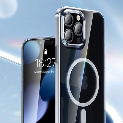 Apple iPhone 13 Kılıf Benks ​​​​​​Crystal Series With Magnetic Clear Kapak - 2