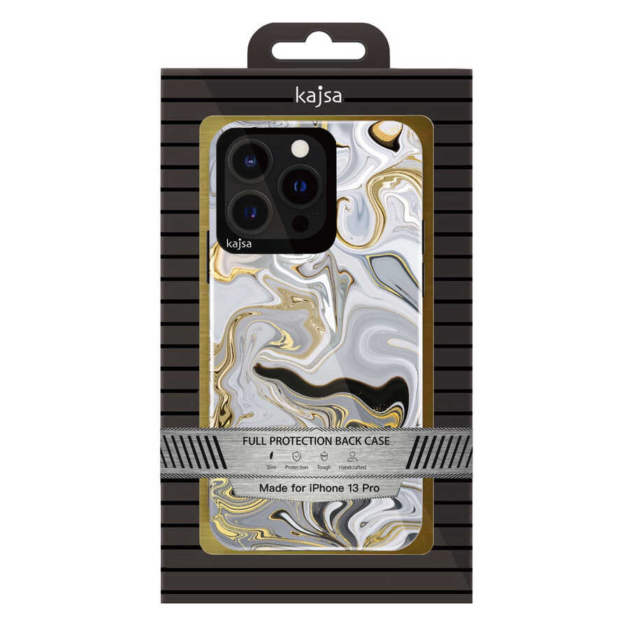 Apple iPhone 13 Kılıf Kajsa Shield Plus Abstract Serisi Arka Kapak - 10