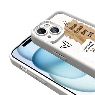 Apple iPhone 13 Kılıf Kamera Korumalı Baskılı Arka Yüzey Zore Klas Kapak - 8