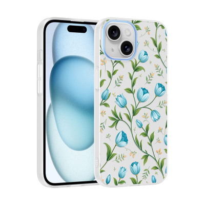 Apple iPhone 13 Kılıf Kamera Korumalı Desenli Zore Klip Kapak - 1