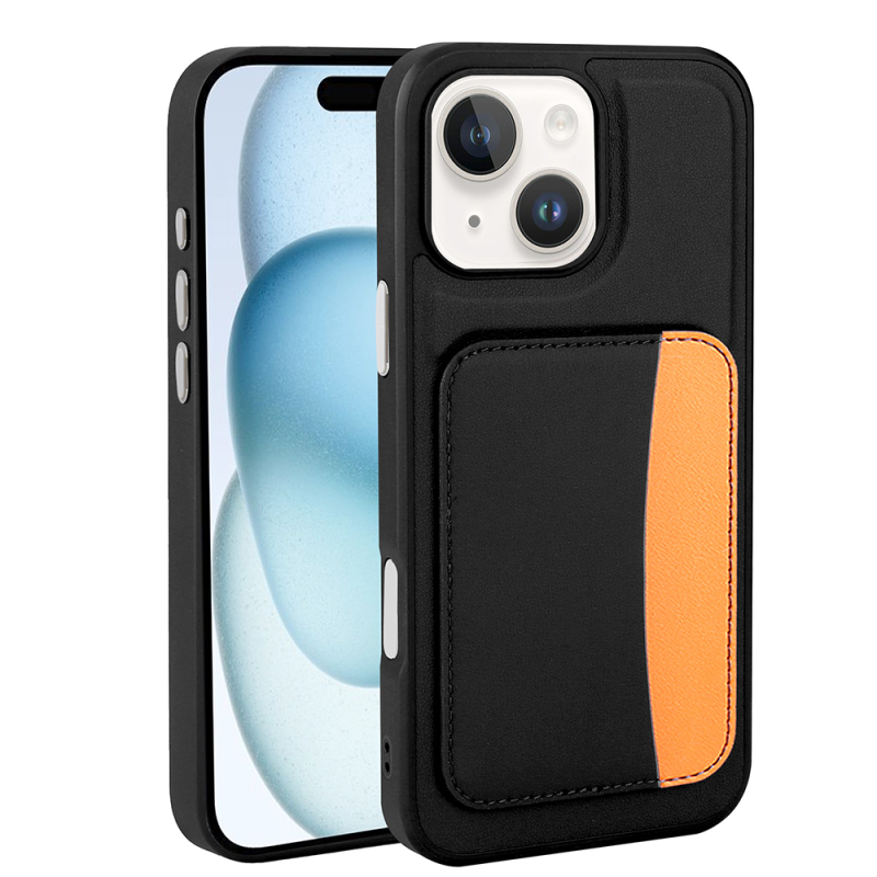 Apple iPhone 13 Kılıf Kartlıklı Zore X-Kart Silikon Kapak - 2