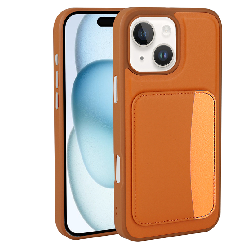 Apple iPhone 13 Kılıf Kartlıklı Zore X-Kart Silikon Kapak - 4