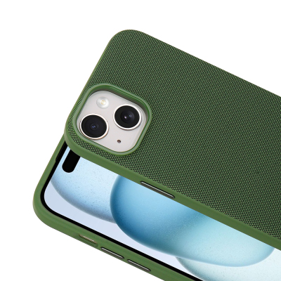 Apple iPhone 13 Kılıf M-Safe Şarj Özellikli Kumaş Tasarımlı Zore Miami Sert PC Kapak - 14