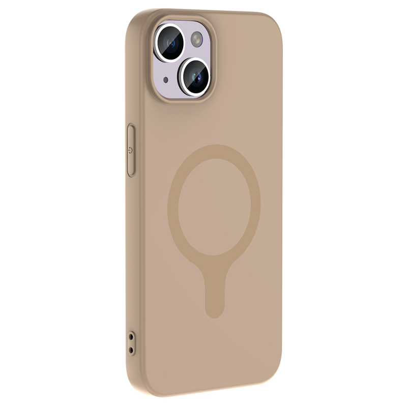 Apple iPhone 13 Kılıf M-Safe Şarj Özellikli Zore Aris Silikon Kapak - 3