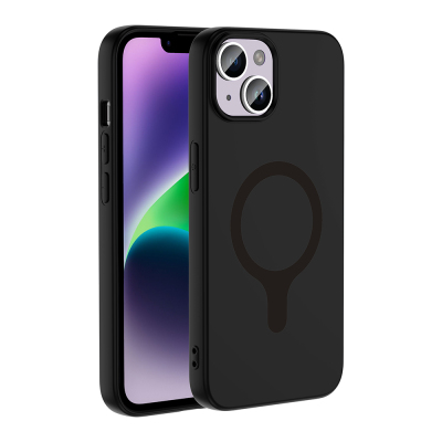 Apple iPhone 13 Kılıf M-Safe Şarj Özellikli Zore Aris Silikon Kapak - 7