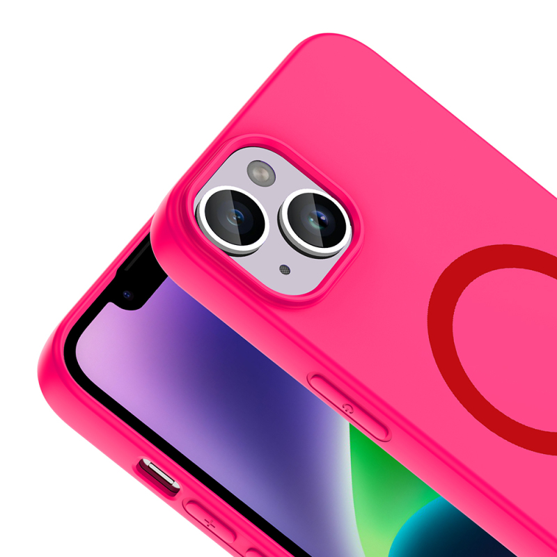 Apple iPhone 13 Kılıf M-Safe Şarj Özellikli Zore Aris Silikon Kapak - 11