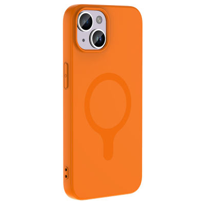 Apple iPhone 13 Kılıf M-Safe Şarj Özellikli Zore Aris Silikon Kapak - 27