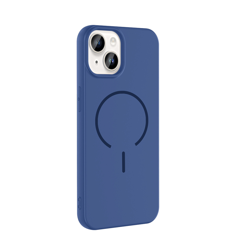 Apple iPhone 13 Kılıf M-safe Şarj Özellikli Zore Meta Kapak - 9