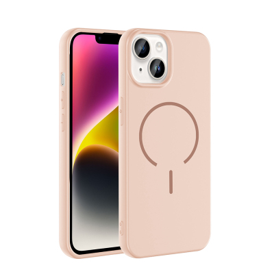 Apple iPhone 13 Kılıf M-safe Şarj Özellikli Zore Meta Kapak - 5