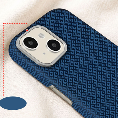 Apple iPhone 13 Kılıf M-Safe Şarj Özellikli Zore Vax Sert PC Kapak - 6
