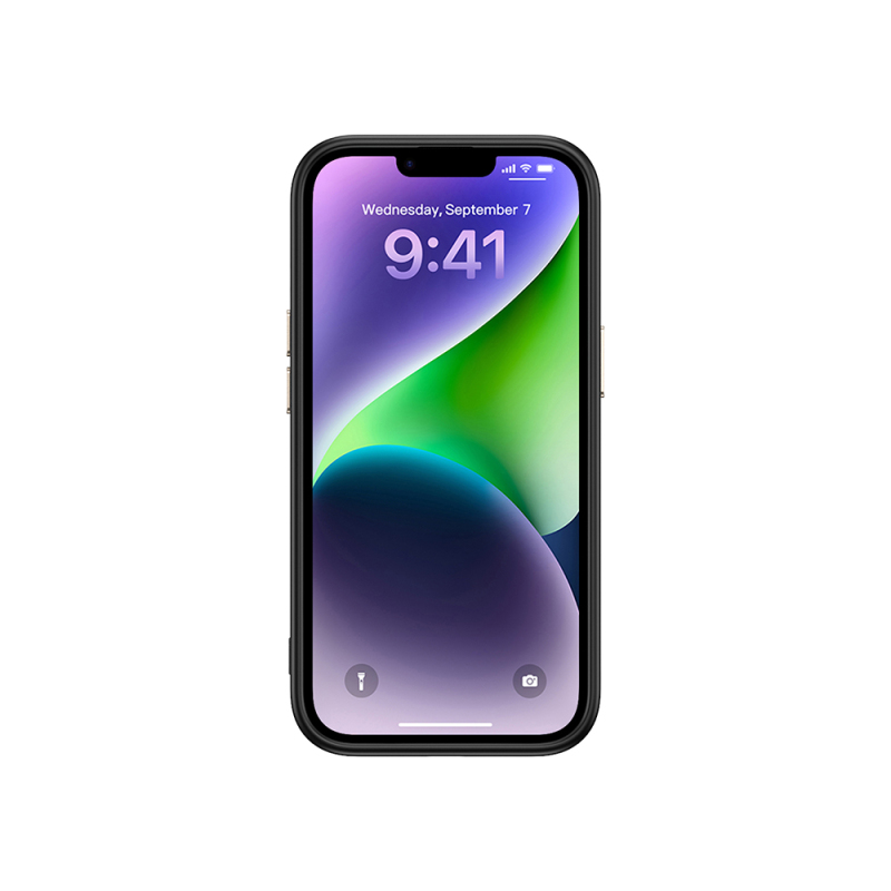 Apple iPhone 13 Kılıf M-safe Şarj Özellikli Karbon Fiber Görünümlü Zore Antina Kapak - 10