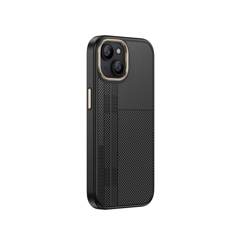 Apple iPhone 13 Kılıf M-safe Şarj Özellikli Karbon Fiber Görünümlü Zore Antina Kapak - 12