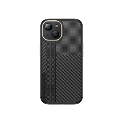 Apple iPhone 13 Kılıf M-safe Şarj Özellikli Karbon Fiber Görünümlü Zore Antina Kapak - 3