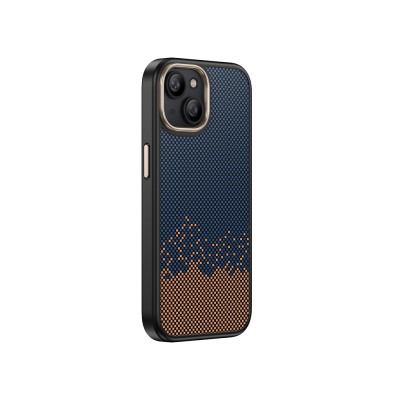 Apple iPhone 13 Kılıf M-safe Şarj Özellikli Karbon Fiber Görünümlü Zore Antina Kapak - 17