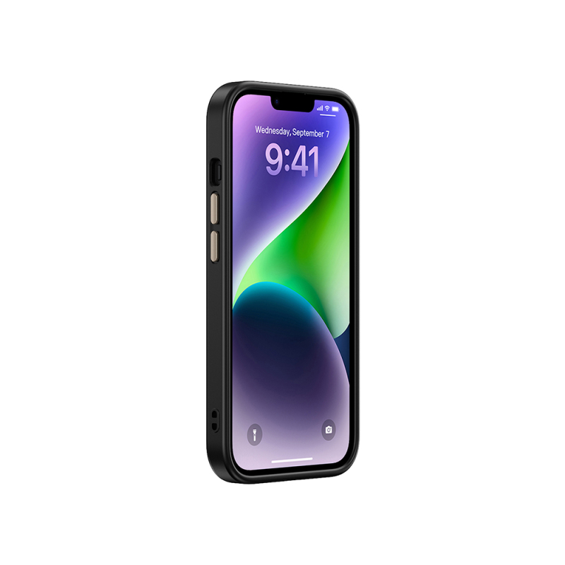 Apple iPhone 13 Kılıf M-safe Şarj Özellikli Karbon Fiber Görünümlü Zore Antina Kapak - 21