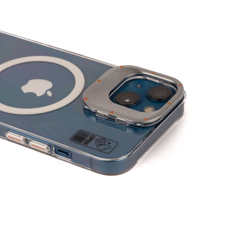 Apple iPhone 13 Kılıf Magsafe Şarj Özellikli Standlı YoungKit Hermit Bracket Serisi Kapak - 15