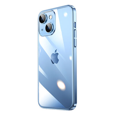 Apple iPhone 13 Kılıf Sert PC Renkli Çerçeveli Zore Riksos Kapak - 9
