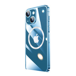 Apple iPhone 13 Kılıf Wireless Şarj Özellikli Sert PC Zore Riksos Magsafe Kapak - 7