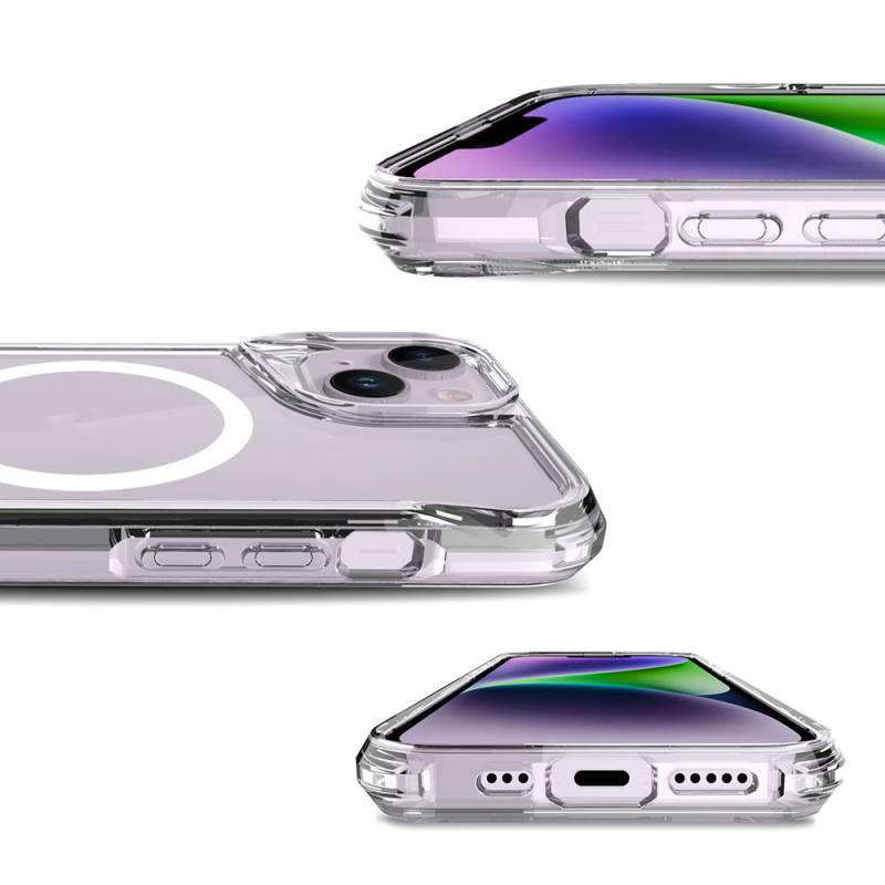 Apple iPhone 13 Kılıf Zore Magsafe Şarj Özellikli T-Max Magsafe Kapak
