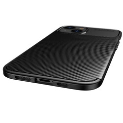 Apple iPhone 13 Mini Case Zore Negro Silicon Cover - 4