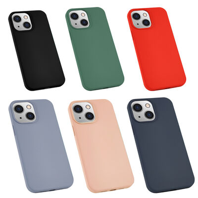 Apple iPhone 13 Mini Case Zore Silk Silicon - 2