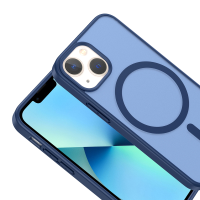 Apple iPhone 13 Mini Kılıf M-safe Şarj Özellikli Zore Babet Kapak - 3