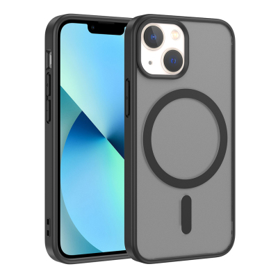 Apple iPhone 13 Mini Kılıf M-safe Şarj Özellikli Zore Babet Kapak - 2