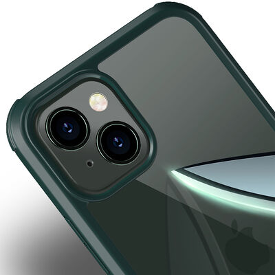Apple iPhone 13 Mini Kılıf Zore Dor Silikon Temperli Cam Kapak - 6