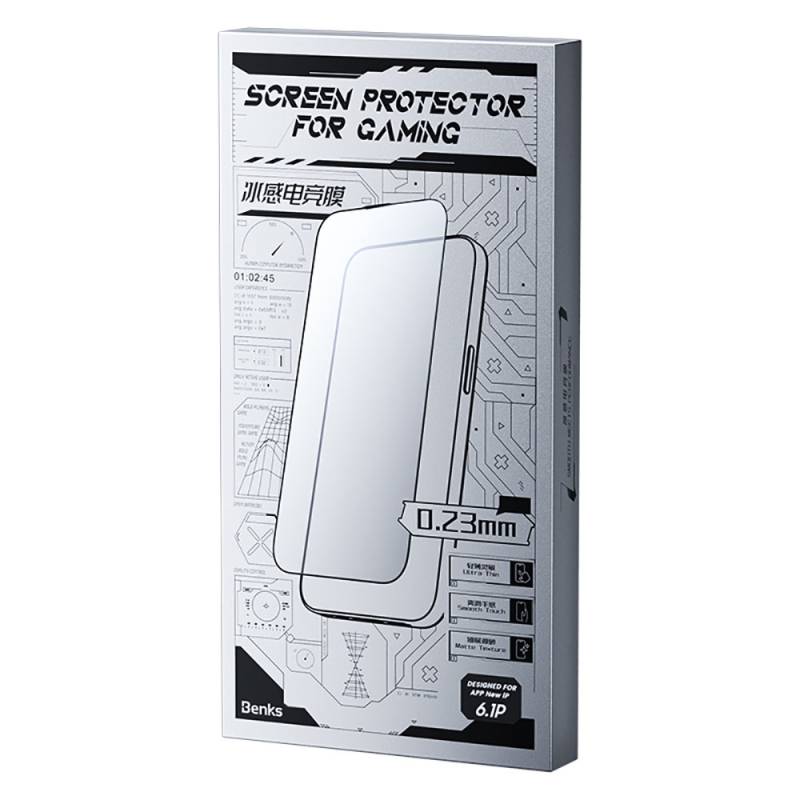 Apple iPhone 13 Pro Benks Gaming Anti-Dust Toz Önleyici Mat Cam Ekran Koruyucu - 3