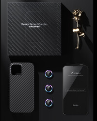 Apple iPhone 13 Pro Case Benks Aramid Magsafe 3 in 1 Set - 8