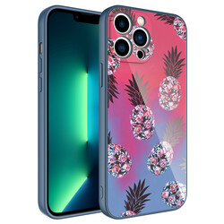 Apple iPhone 13 Pro Case Camera Protected Patterned Hard Silicone Zore Epoksi Cover - 3