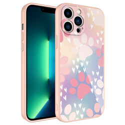 Apple iPhone 13 Pro Case Camera Protected Patterned Hard Silicone Zore Epoksi Cover - 4