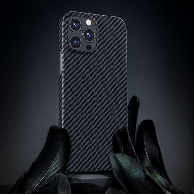 Apple iPhone 13 Pro Case Carbon Fiber Design Benks Essential Kevlar Cover with Magsafe - 4