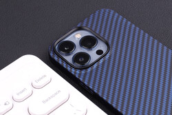 Apple iPhone 13 Pro Case Carbon Fiber Look Zore Karbono Cover - 6