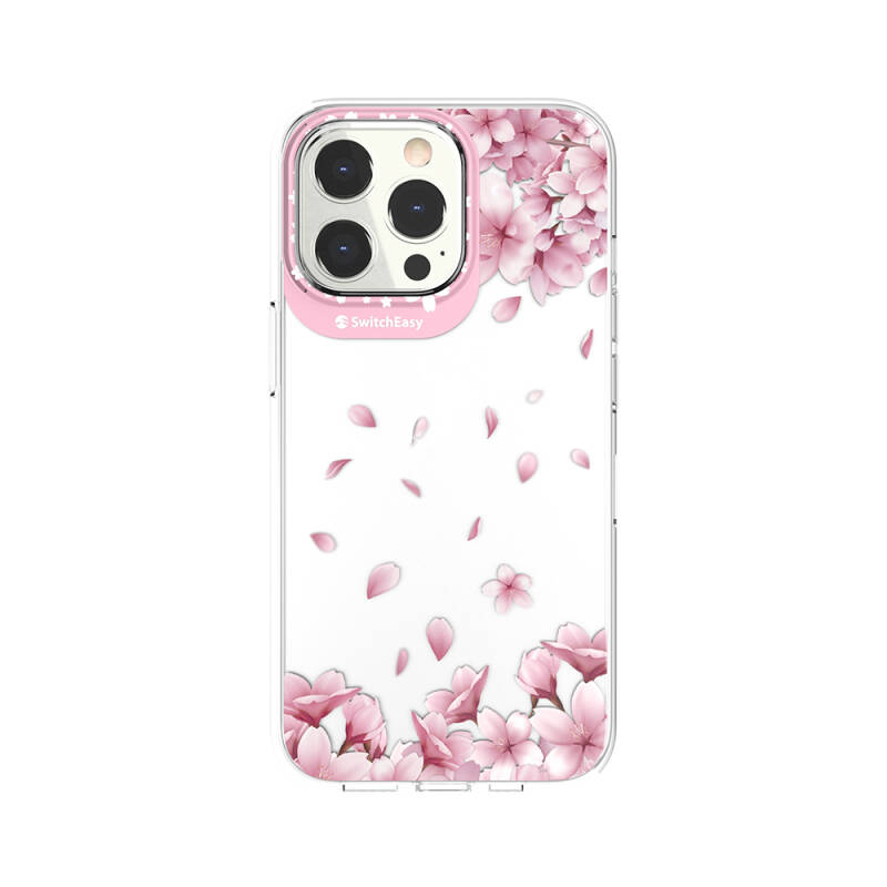 Apple iPhone 13 Pro Case Double IMD Printed Licensed Switcheasy Artist Sakura Cover - 1