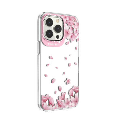 Apple iPhone 13 Pro Case Double IMD Printed Licensed Switcheasy Artist Sakura Cover - 3