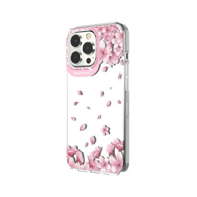 Apple iPhone 13 Pro Case Double IMD Printed Licensed Switcheasy Artist Sakura Cover - 4