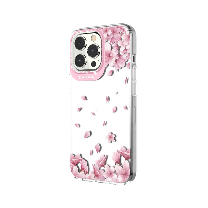 Apple iPhone 13 Pro Case Double IMD Printed Licensed Switcheasy Artist Sakura Cover - 4