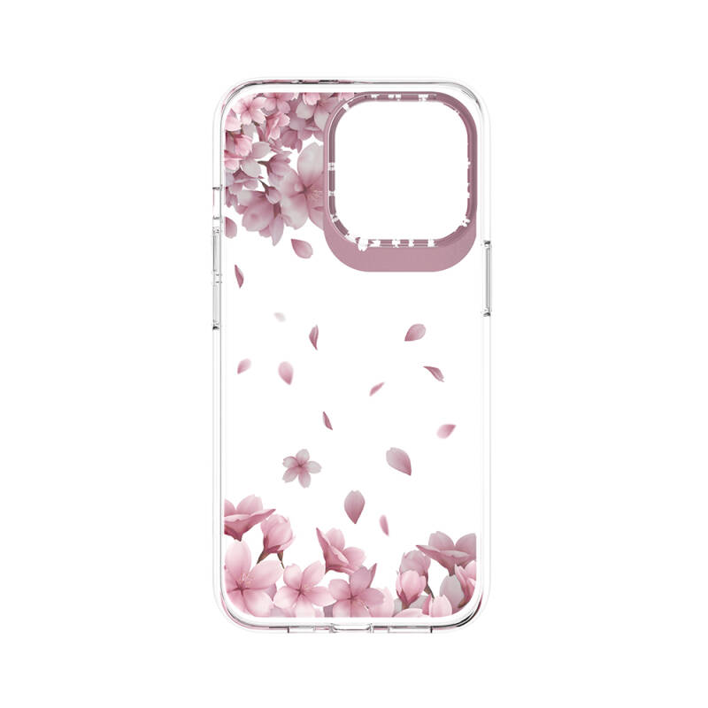 Apple iPhone 13 Pro Case Double IMD Printed Licensed Switcheasy Artist Sakura Cover - 6