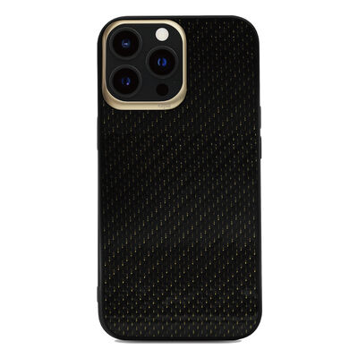 Apple iPhone 13 Pro Case Kajsa Carbon Fiber Collection Back Cover - 1