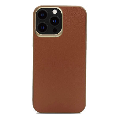 Apple iPhone 13 Pro Case ​Kajsa Luxe Collection Genuine Leather Cover - 1