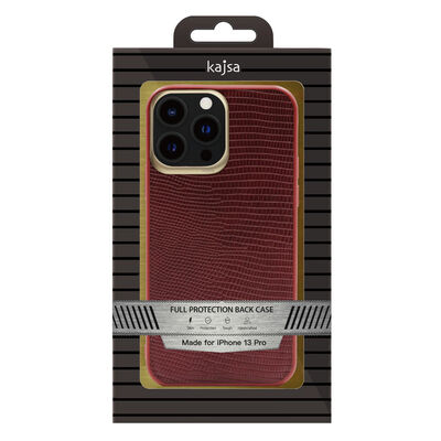 Apple iPhone 13 Pro Case Kajsa Preppie Collection Pu Leather Cover - 3