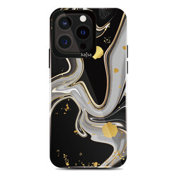 Apple iPhone 13 Pro Case Kajsa Shield Plus Abstract Series Back Cover - 4